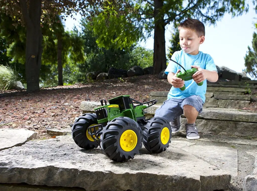 monster tread john deere toy tractor