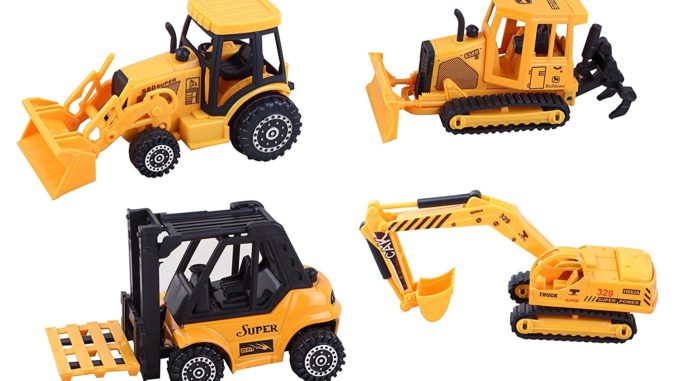 Diecast construction vehicle