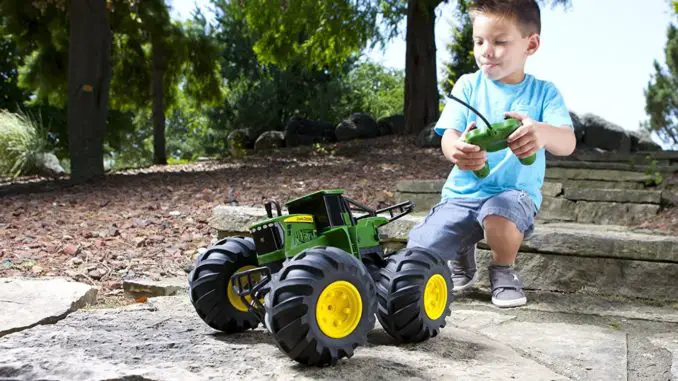 monster tread john deere toy tractor