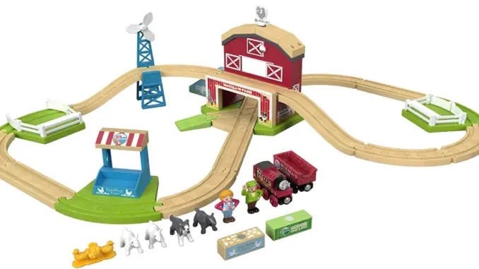 Wooden Farm Sets for Toddlers